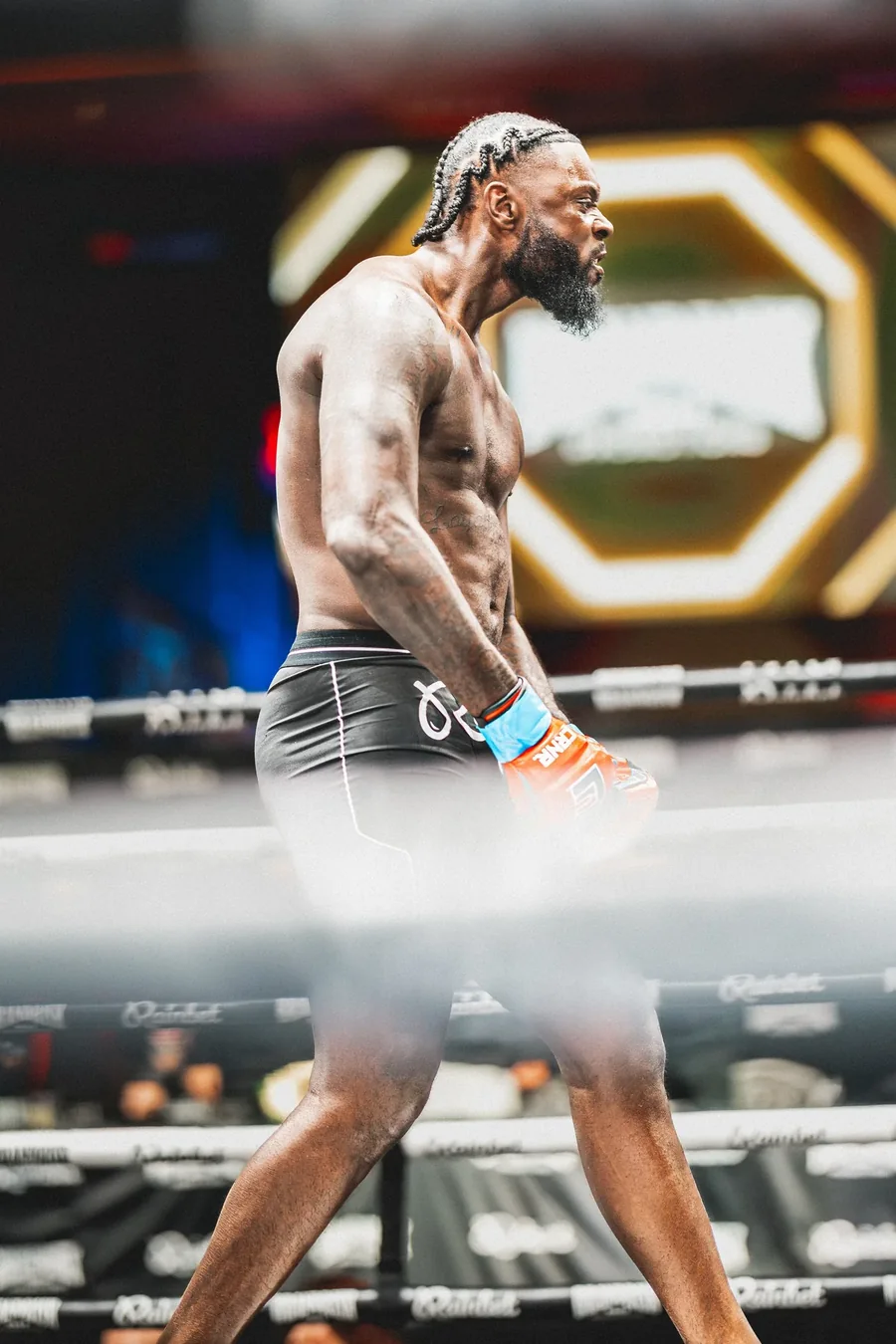 Lance Stephenson during fight night
